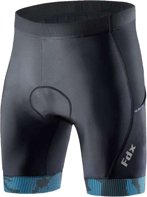 FDX Men's All Day Cycling Shorts 3D Anti-Bac Padded Bike Shorts
