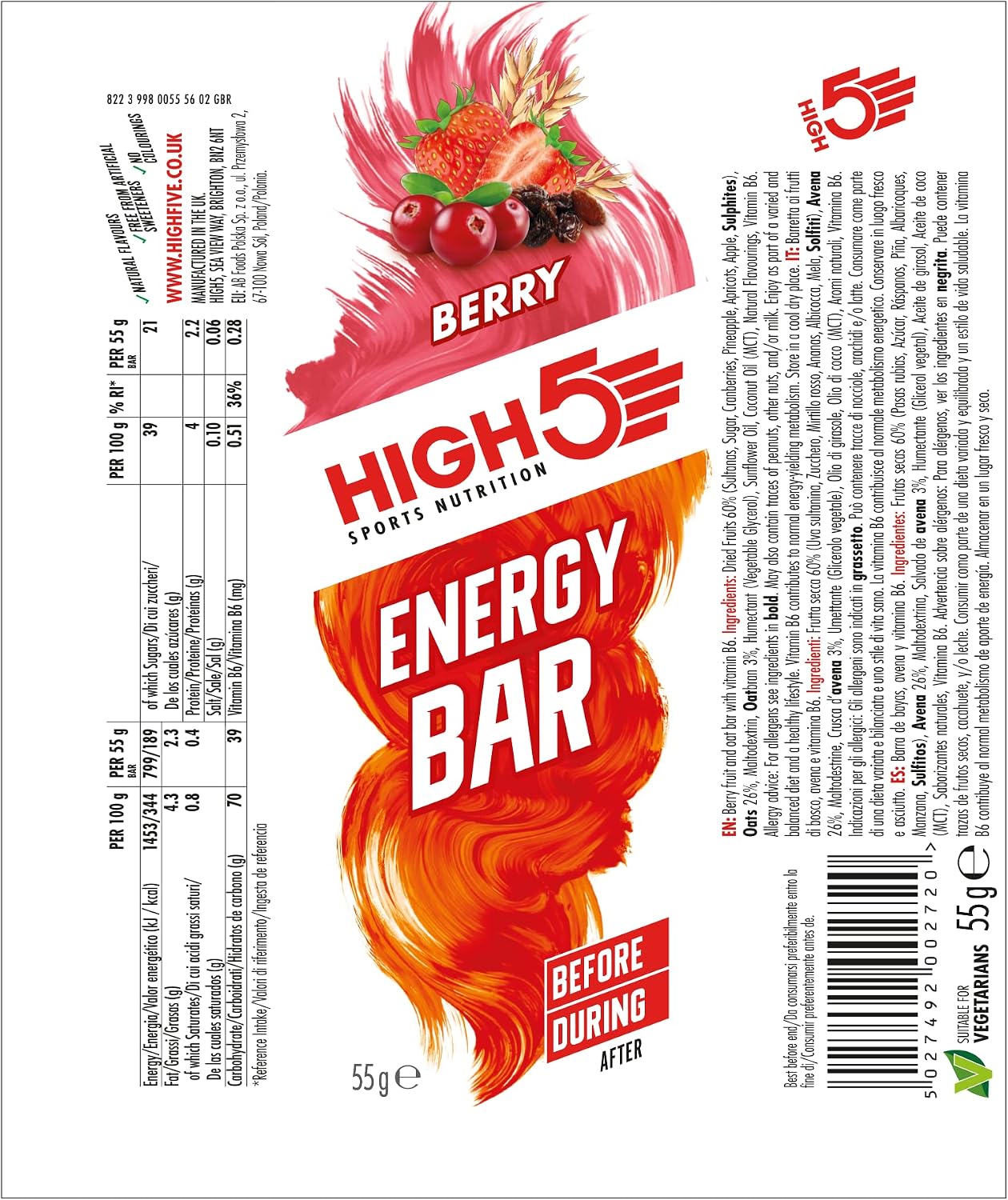 HIGH5 Energy Bars for Running & Cycling - Image 2