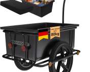MONZANA® Bike Trailer, Mobility Scooter Trailer, with Black 90L Tub & Cover