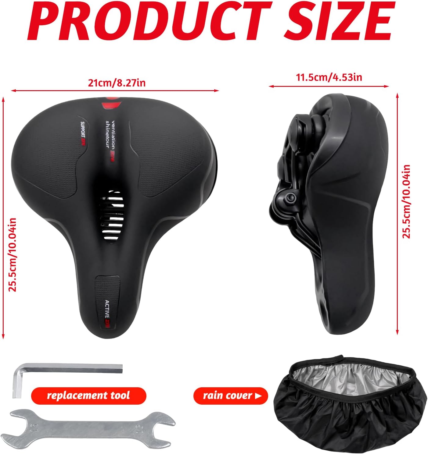 Mountain Saddle, Wide Comfortable Anti Slip - Image 2