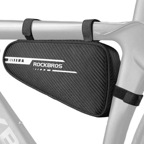 ROCKBROS Bike Triangle Frame Bag Reflective Under Top Tube Pouch