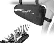 ROCKBROS Trail Fix Bundle – 16-in-1 Multi-Tool + Anti-Vibration Top Tube Bag