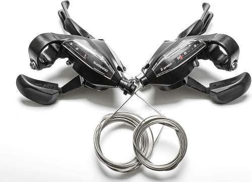 SHIMANO 3 x 8-Speed Brake/Shift Lever Set Black