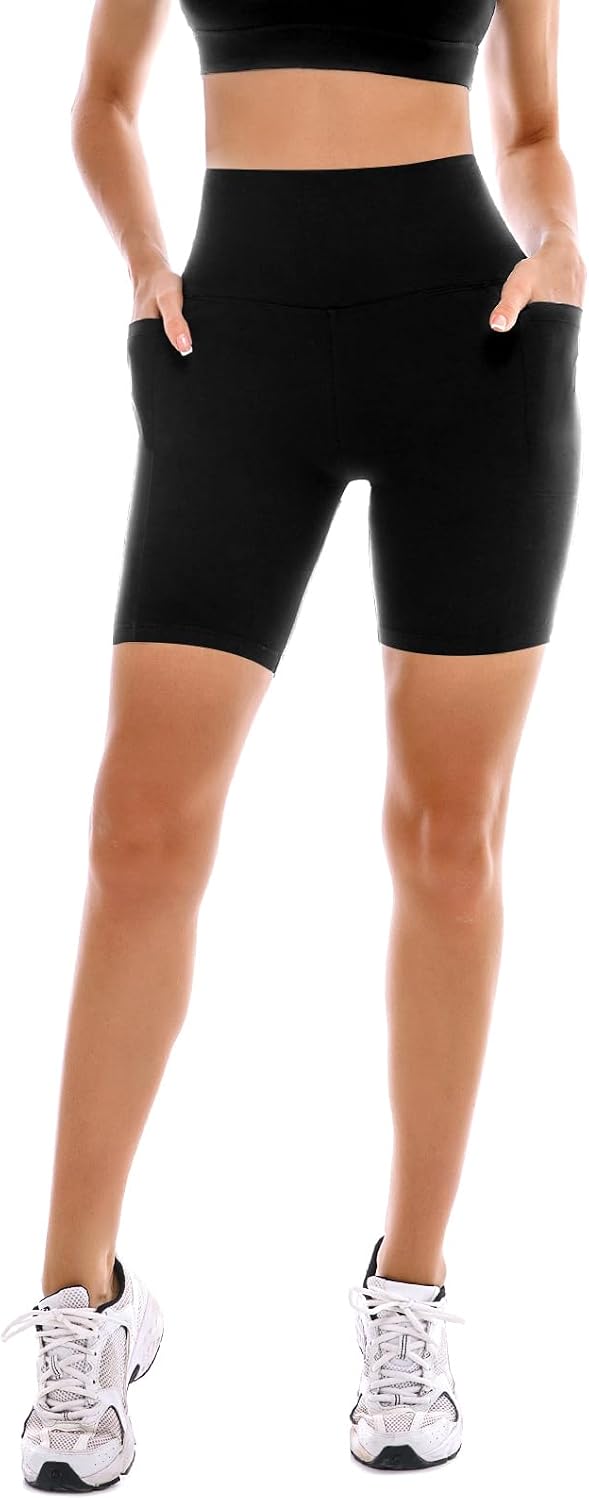 SINOPHANT 2 Pack Cycling Shorts Women with Pockets - Image 2
