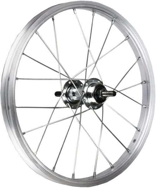 WHEEL 16x1.75 ALL. ANT. (100mm SILVER hub)