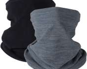 Winter Neck Warmer Fleece Windproof Neck Gaiter Snood for Men Women Cold Weather Face Scarf Headwear for Skiing Running Cycling